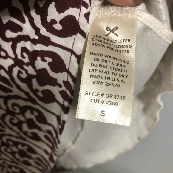 Everly Burgundy long sleeve mini dress - Picture 9 of 9